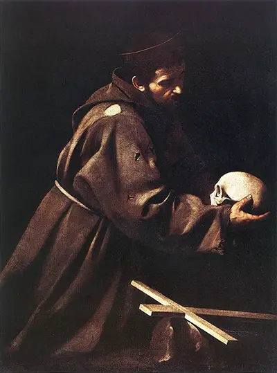 Saint Francis in Prayer Caravaggio
